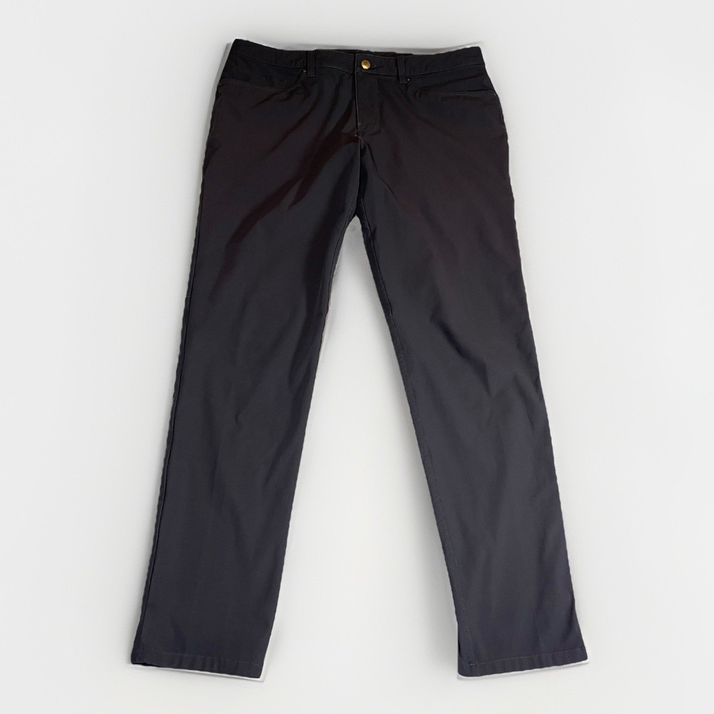 Lululemon‎ ABC Classic Slim Fit 5 Pocket Pants Warpstreme Men's 34x31 Obsidian